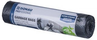 DONAU PROFESSIONAL DONAU PROFESSIONAL vuilniszak, 31 micron, ft 69 x 62 cm, 60 liter, zwart, pak van 10  stuks