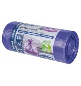 DONAU PROFESSIONAL DONAU PROFESSIONAL vuilniszak, 18 micron, ft 49 x 66 cm, 35 liter, lavendel, pak van 24 stuks