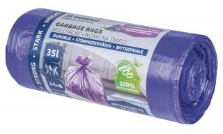 DONAU PROFESSIONAL DONAU PROFESSIONAL vuilniszak, 18 micron, ft 49 x 66 cm, 35 liter, lavendel, pak van 24 stuks