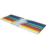 Folia Transparantpapier, display van 100 rol in geassorteerde kleuren