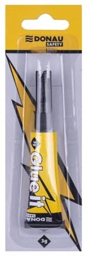 DONAU SAFETY DONAU SAFETY secondelijm, 3 g, op blister