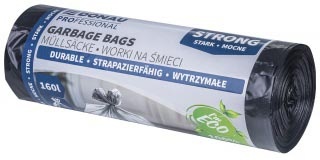 DONAU PROFESSIONAL DONAU PROFESSIONAL vuilniszak, 35 micron, ft 90 x 110 cm, 160 liter, zwart, pak van 10 stuks