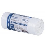 DONAU PROFESSIONAL DONAU PROFESSIONAL vuilniszak, 12 micron, ft 56 x 44 cm, 20 liter, wit, pak van 20 stuks