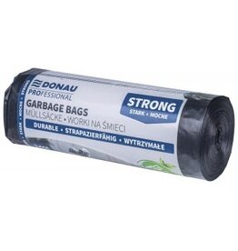 DONAU PROFESSIONAL DONAU PROFESSIONAL vuilniszak, 40 micron, ft 105 x 140 cm, 240 liter, zwart, pak van 10 stuks