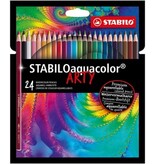 Stabilo STABILOaquacolor kleurpotlood ARTY, etui van 24 stuks, assorti