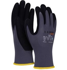 DONAU SAFETY DONAU SAFETY veiligheidshandschoenen Flex, grijs, M, maat 8