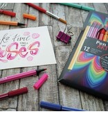 Stabilo STABILO Pen 68 viltstift ARTY, etui van 12 stuks, assorti