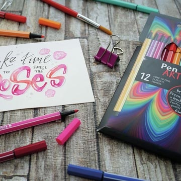 Stabilo STABILO Pen 68 viltstift ARTY, etui van 12 stuks, assorti