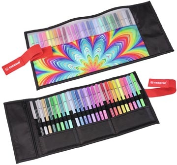 Stabilo STABILO Pen 68 viltstift ARTY, rollerset van 25 stuks, assorti