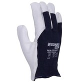 DONAU SAFETY DONAU SAFETY werkhandschoenen, wit-blauw, M, maat 8