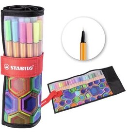 Stabilo STABILO Point 88 fineliner ARTY, rollerset van 25 stuks, assorti