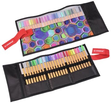 Stabilo STABILO Point 88 fineliner ARTY, rollerset van 25 stuks, assorti