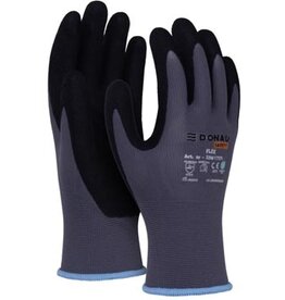 DONAU SAFETY DONAU SAFETY veiligheidshandschoenen Flex, grijs, L, maat 9