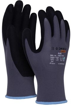 DONAU SAFETY DONAU SAFETY veiligheidshandschoenen Flex, grijs, L, maat 9