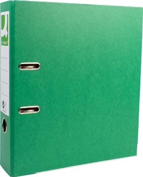 Q-CONNECT Q-CONNECT ordner, voor ft A4, uit Recycolor papier, rug van 8 cm, groen
