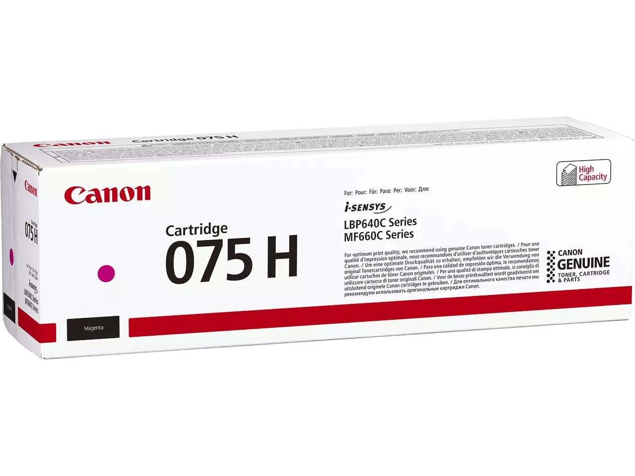 Canon 6367C002 CANON 075HM LBP cartridge — magenta HC 2500pages