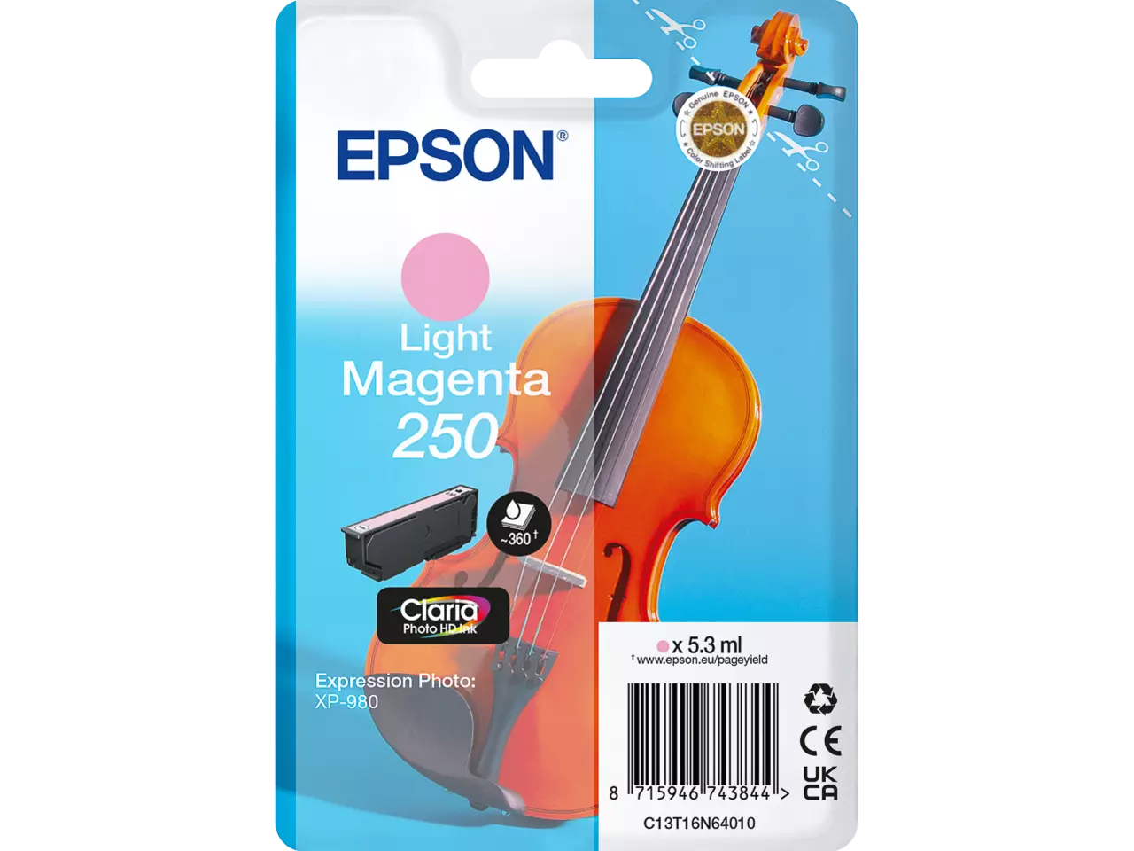 Epson C13T16N64010 EPSON 250 XP ink light mag — ST 360pages