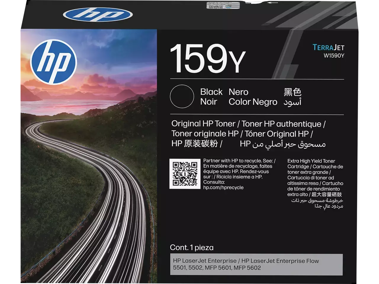 Hewlett Packard W1590Y HP 159Y LJ toner black UHC 26.000 — pages