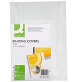 Q-CONNECT Q-CONNECT dekblad A4 leder 250 grams 100 stuks wit