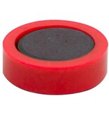 Q-CONNECT Q-CONNECT magneten, 20 mm, rood, pak van 10 stuks