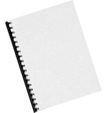 Q-CONNECT Q-CONNECT dekblad A4 leder 250 grams 100 stuks wit