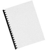 Q-CONNECT Q-CONNECT dekblad A4 leder 250 grams 100 stuks wit
