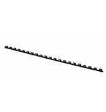 Q-CONNECT Q-CONNECT bindrug 6mm 21 rings 100 stuks zwart