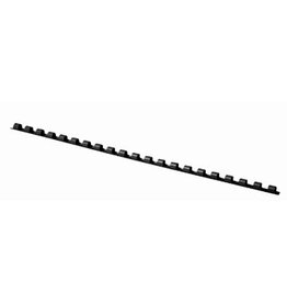 Q-CONNECT Q-CONNECT bindrug 6mm 21 rings 100 stuks zwart