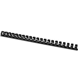 Q-CONNECT Q-CONNECT bindrug 18mm 21 rings 50 stuks zwart
