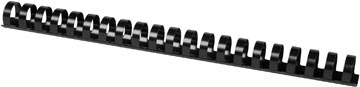 Q-CONNECT Q-CONNECT bindrug 22mm 21 rings 50 stuks zwart