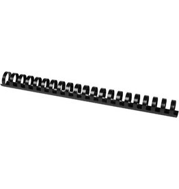 Q-CONNECT Q-CONNECT bindrug 25mm 21 rings 50 stuks zwart