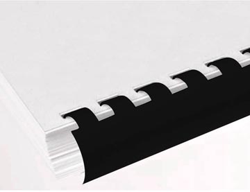 Q-CONNECT Q-CONNECT bindrug 18mm 21 rings 50 stuks zwart