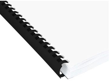 Q-CONNECT Q-CONNECT bindrug 18mm 21 rings 50 stuks zwart
