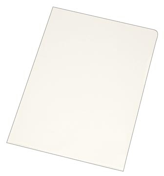 Q-CONNECT Q-CONNECT L-map, gekorreld, 120 micron, pak van 100 stuks