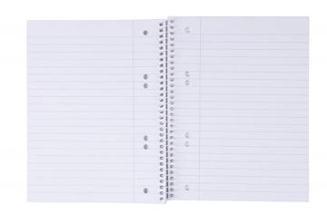 Office Products OFFICE products spiraalschrift, A5, 80 blad, gelijnd — levering per 5