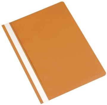 Q-CONNECT Q-CONNECT snelhechtmap, A4, oranje — levering per 50
