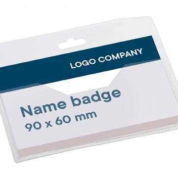 Europel Europel badge, open, ft 90 x 60 mm, pak van 24 stuks