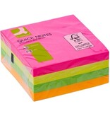 Q-CONNECT Q-CONNECT Quick Notes, ft 76 x 76 mm, 400 vel, geassorteerde neonkleuren