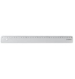 Q-CONNECT Q-CONNECT meetlat, transparant polystereen, 30 cm