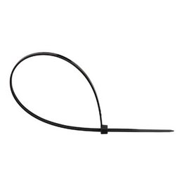 Q-CONNECT Q-CONNECT kabelbinder, ft 200 x 2,5 mm, pak van 100 stuks, zwart