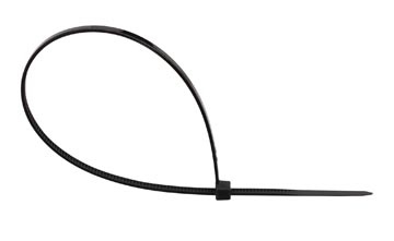 Q-CONNECT Q-CONNECT kabelbinder, ft 200 x 2,5 mm, pak van 100 stuks, zwart