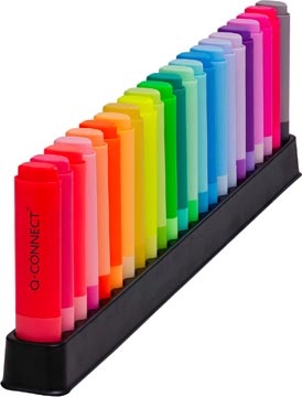 Q-CONNECT Q-CONNECT markeerstift, deskset, 23 verschillende kleuren