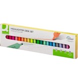 Q-CONNECT Q-CONNECT markeerstift, deskset, 23 verschillende kleuren