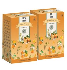 Q-CONNECT ACTIE: 2de aan verlaagde prijs: thee, rooibos orange, 20 zakjes (ref. KF10248)