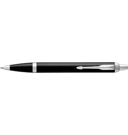 Parker Parker IM balpen Matte Black CT, blauwe inkt
