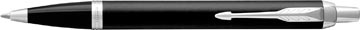 Parker Parker IM balpen Matte Black CT, blauwe inkt