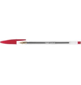 Bic Bic balpen Cristal, rood — levering per 50