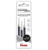 Pentel Pentel vulling Energel, 0,7 mm, zwart, set van 3 stuks