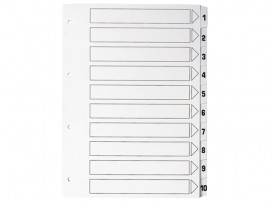 Tabblad 10Delig 2/4Rings A4