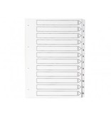 Tabblad 12Delig 2/4Rings A4